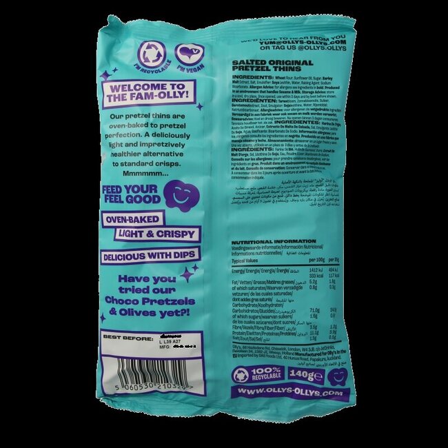 Pretzels orginal 140 Gram