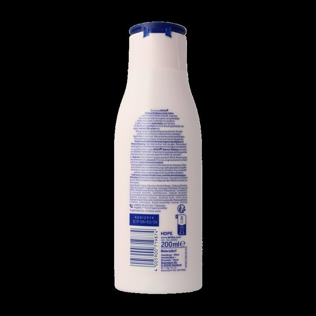 Lait corps Natural Radiance 200 ml
