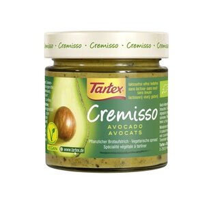 Tartex Cremisso avocado bio 180 Gram