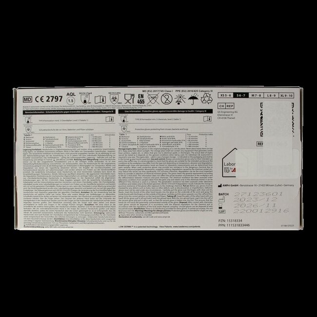 Nitriel onderzoekhandschoen poedervrij S blauw 100 Stuks