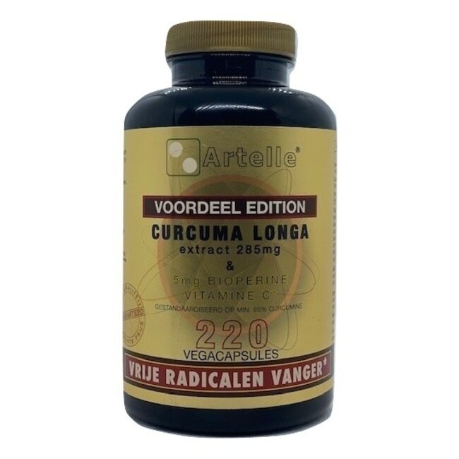 Curcuma longa extract 220 Vegetarische capsules