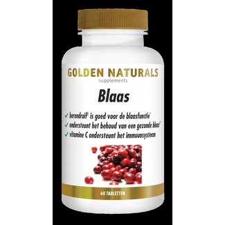 Golden Naturals Blaas 60 Tabletten