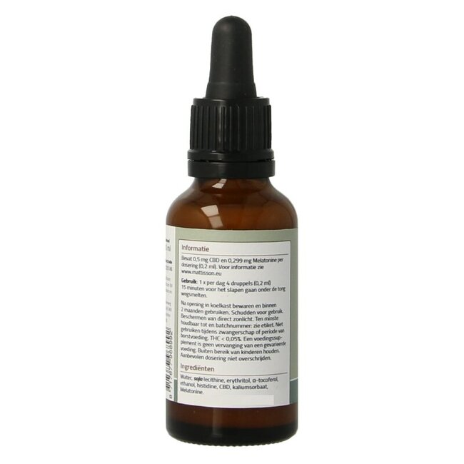 CBD liposomal vegan 0,5 mg & mélatonine 0,29 mg 30 ml