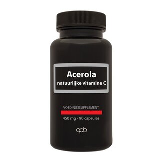 APB Holland Acerola natuurlijke vitamine C puur 450mg 90 Vegetarische capsules