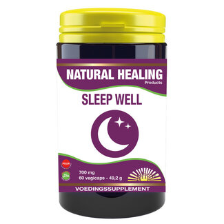 NHP Sleep well 700mg puur 60 Vegetarische capsules