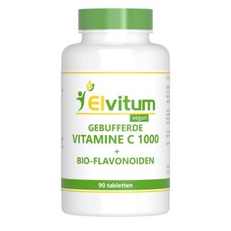 Elvitum Gebufferde vitamine C 1000mg 90 Tabletten