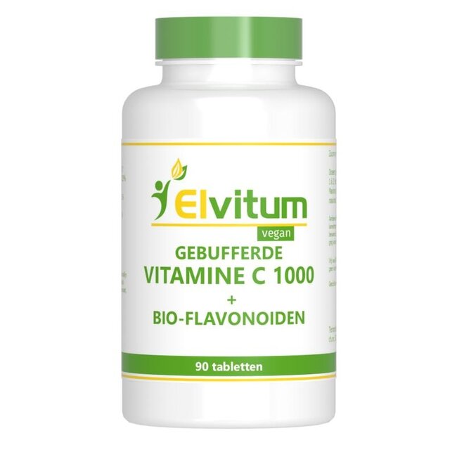 Gebufferde vitamine C 1000mg 90 Tabletten