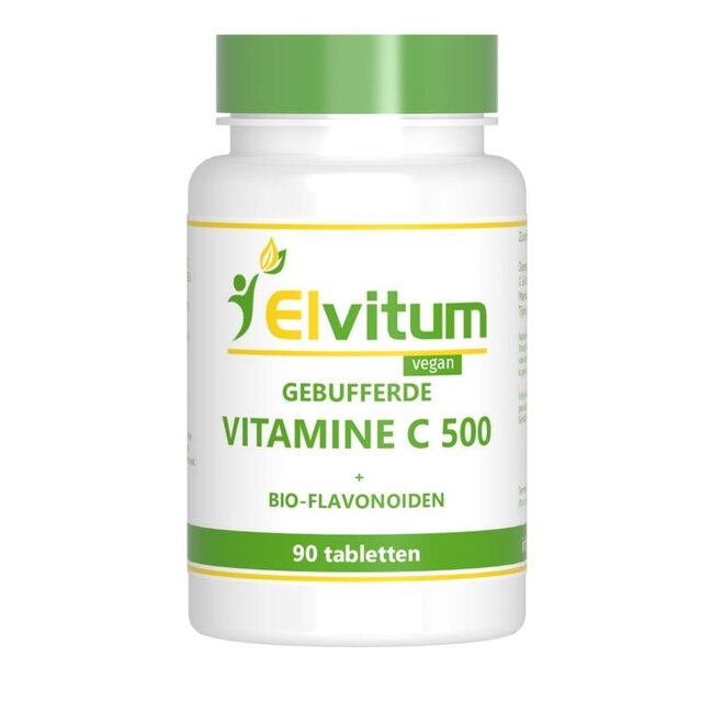 Gebufferde vitamine C 500mg 90 Tabletten