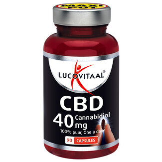 Lucovitaal CBD cannabidiol 40mg 90 Capsules