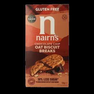 Nairns Biscuit breaks oat & chocolate chip 160 Gram