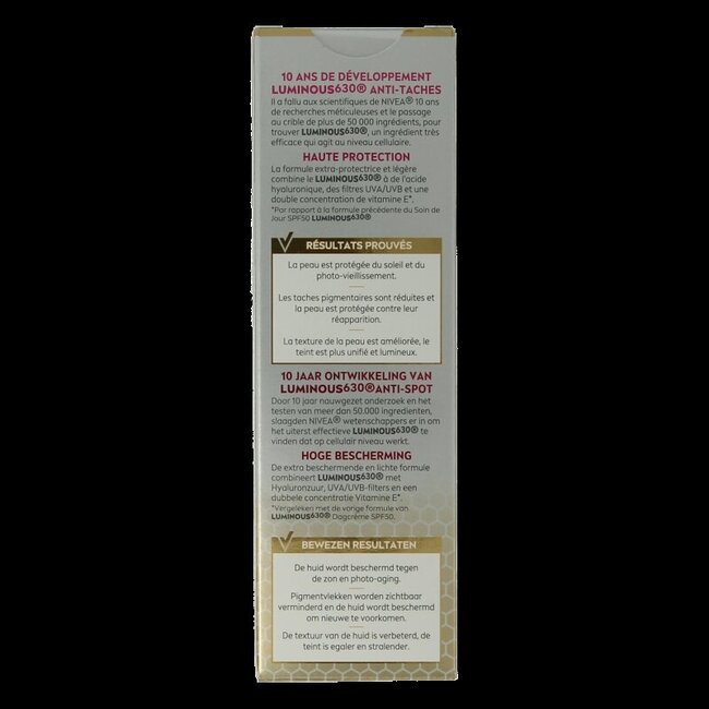 Cellular luminous anti-pigment fluid cream SPF50  40 Milliliter