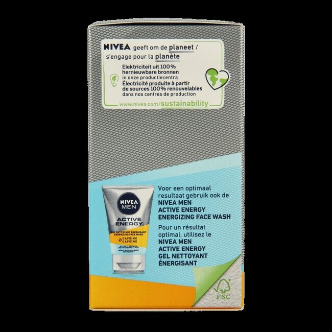 Men active energy gezichtsgel fresh look 50 Milliliter