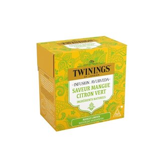 Twinings Ayurveda mango limoen 20 Zakjes