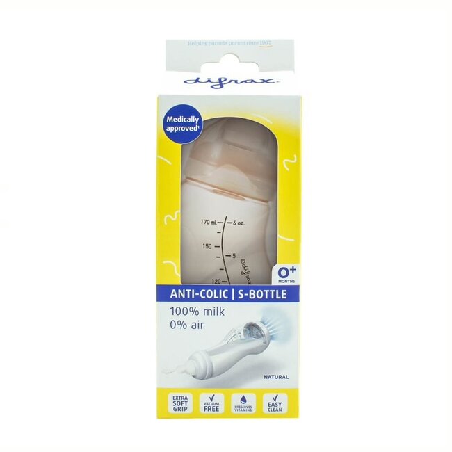 S-Fles natural roze 170ml 1 Stuks