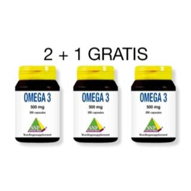 Omega 3 500mg aktie 2 + 1 600 Capsules