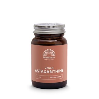 Mattisson Vegan astaxanthine 4mg 60 Vegetarische capsules