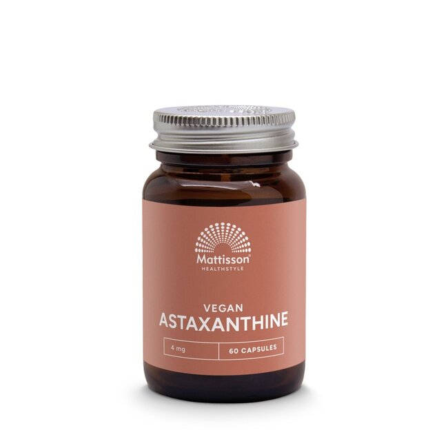 Vegan astaxanthine 4mg 60 Vegetarische capsules