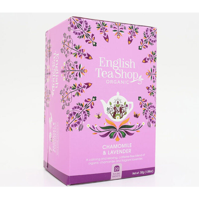Chamomile & lavender tea bio 20 Zakjes