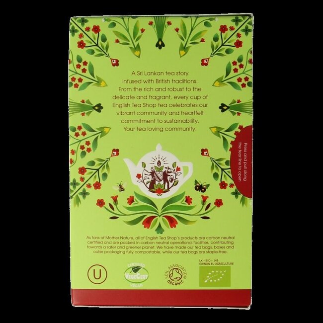 White tea tropical fruits bio 20 Zakjes