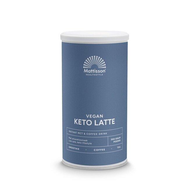 Vegan keto latte instant MCT & coffee drink 200 Gram