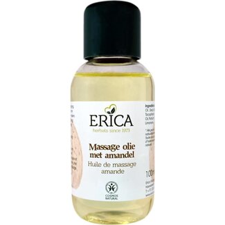 Erica Massageolie amandel 100 Milliliter