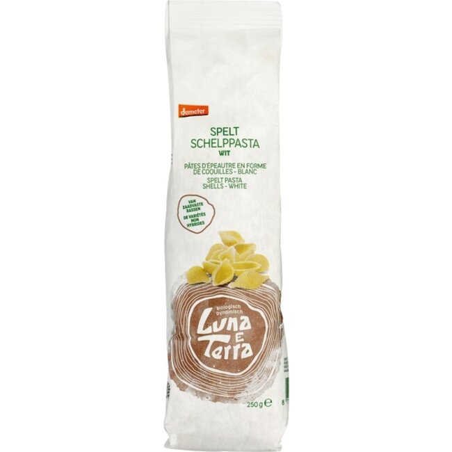 Spelt schelppasta wit demeter bio 250 Gram