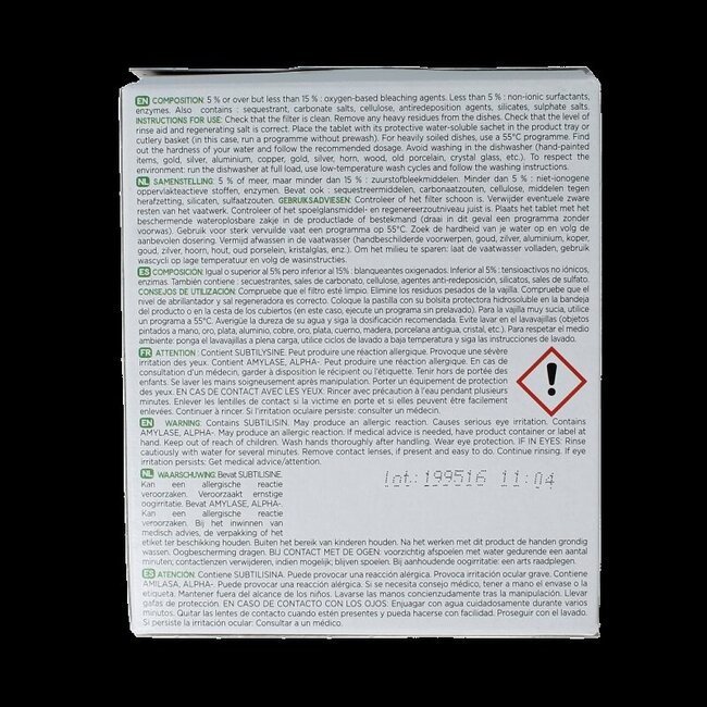 Vaatwasmachine tabletten 30 Stuks