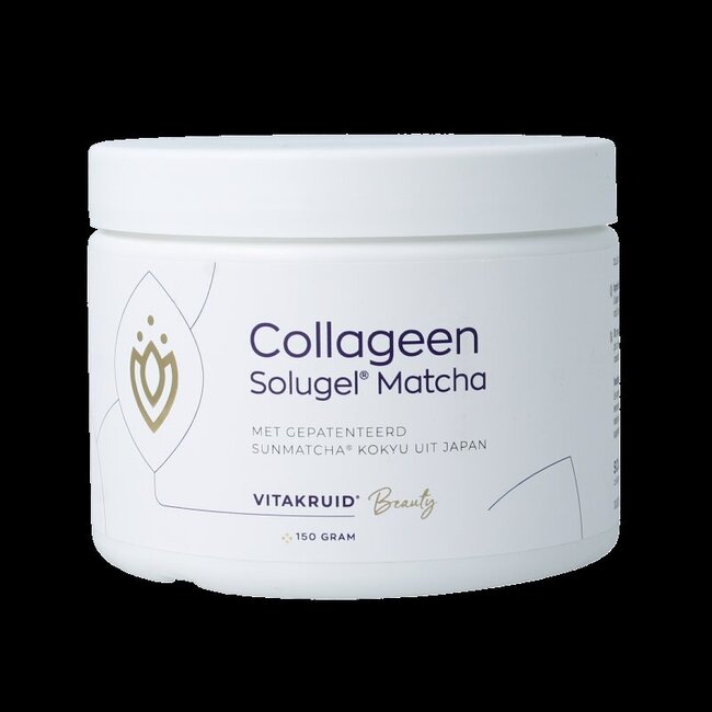 Matcha collageen sunmatcha & solgel 150 Gram