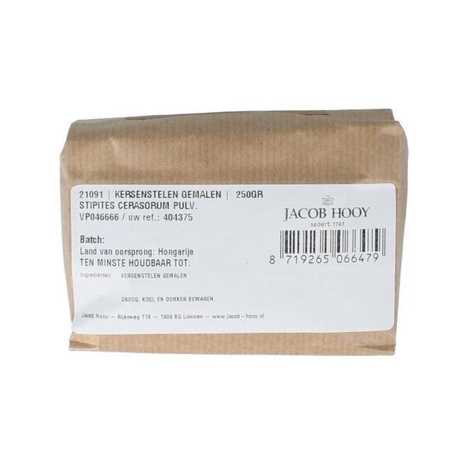 Kersenstelen gemalen 250 Gram