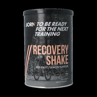 BORN Recovery shake red fruit/lemon can 450 Gram