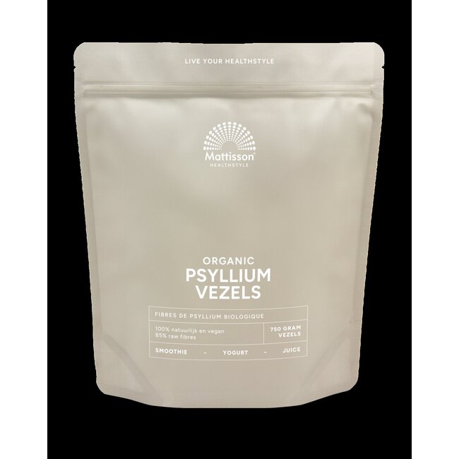 Organic psylliumvezels bio 750 Gram