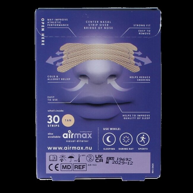 Nasal strips  tan 30 Stuks