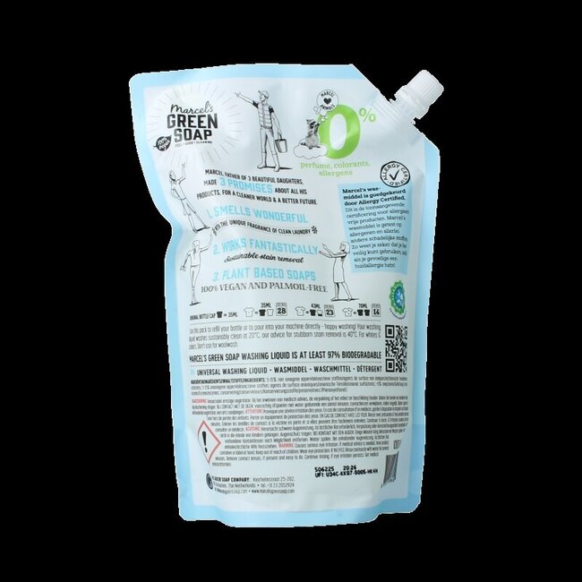 Wasmiddel universeel 0% navul 1 Liter