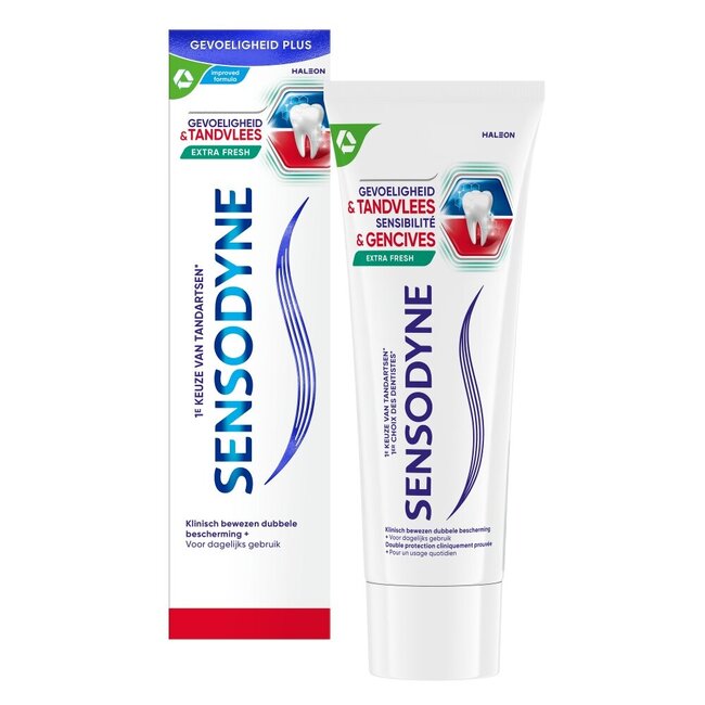 Tandpasta gevoeligheid & tandvlees extra fresh 75 Milliliter