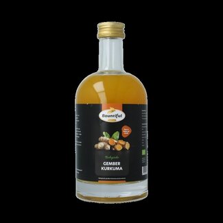 Bountiful select Gember sap kurkuma bio 500 Milliliter