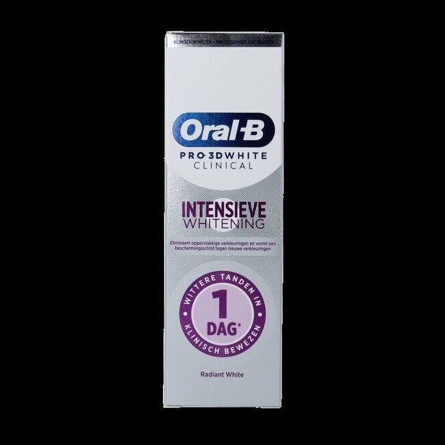Tandpasta 3D white clinical radiant 75 Milliliter