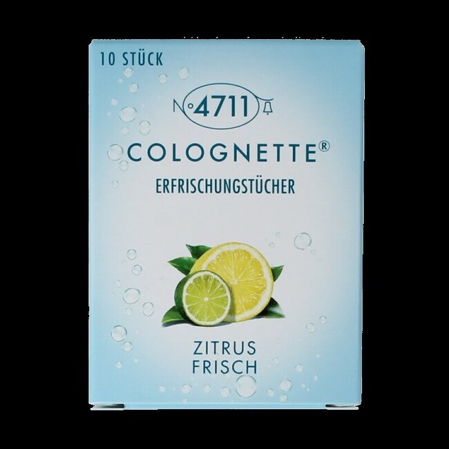 Colognettes tissues lemon 10 Stuks