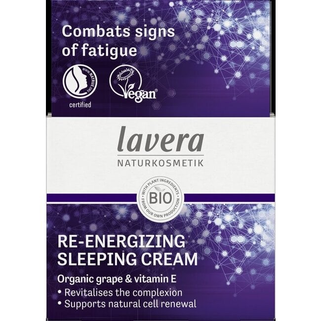 Re-Energizing sleeping cream nachtcreme bio 50 Milliliter