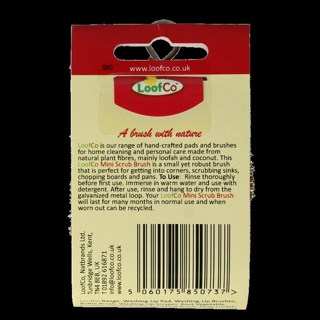 Mini afwasborstel kokos bio 1 Stuks