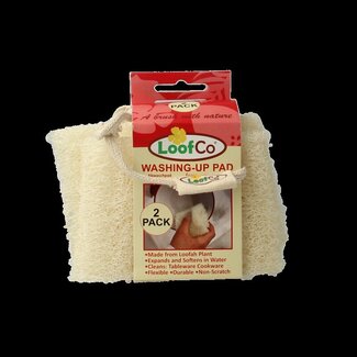 Loofco Afwas spons loofah bio 2 Stuks