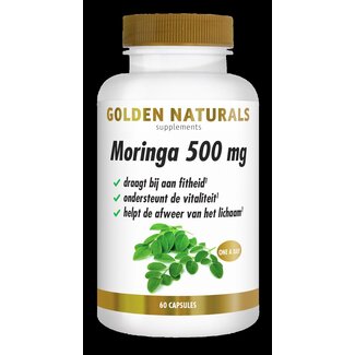 Golden Naturals Moringa 500mg 60 Capsules