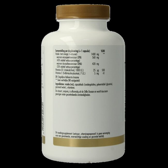 Visolie 1400 TG vitamine D3 120 Softgels