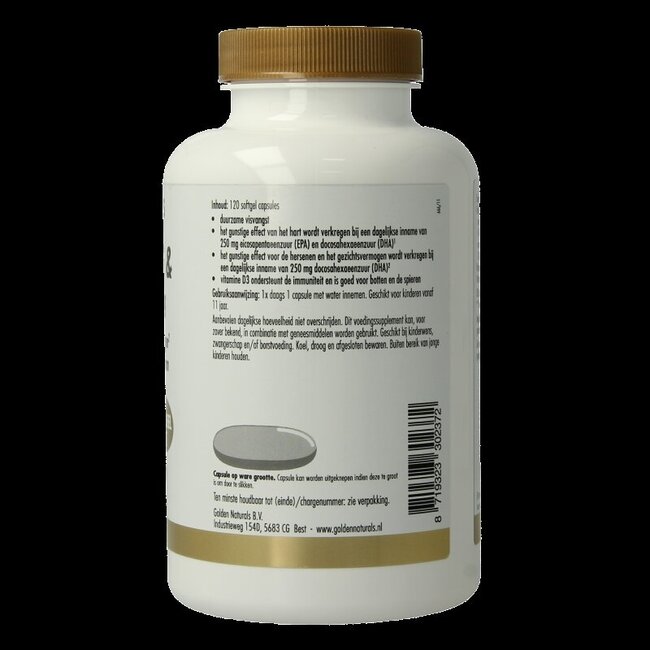 Visolie 1400 TG vitamine D3 120 Softgels