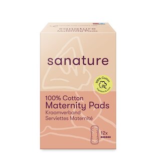 Sanature Kraamverband 100% katoen 12 Stuks