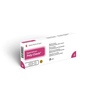 Swiss Point of Care Zelftest poly-check 1 Stuks