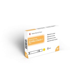 Swiss Point of Care Zelftest m-albu-check 1 Stuks