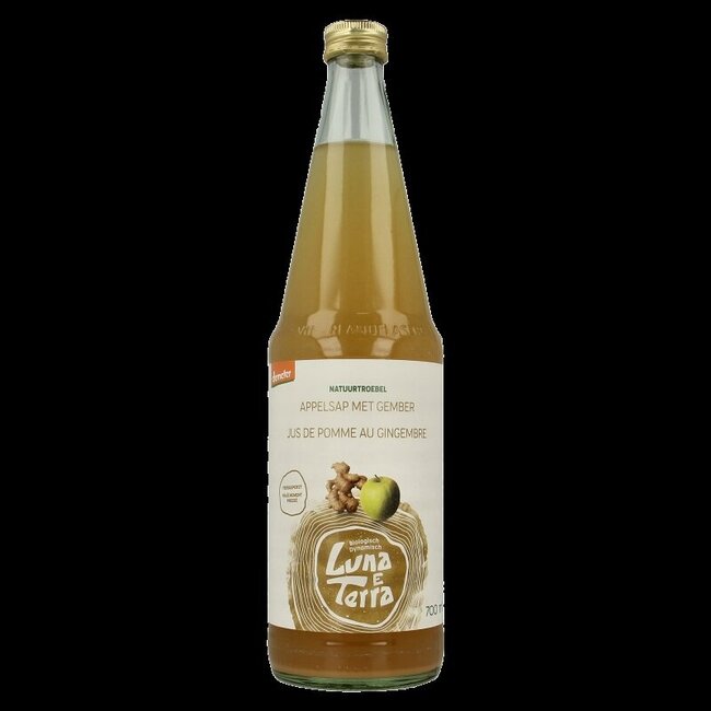 Appelsap met gember natuurtroebel demeter bio 700 Milliliter