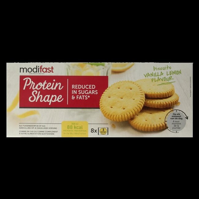 Proteine shape biscuits vanilla and lemon 156 Gram