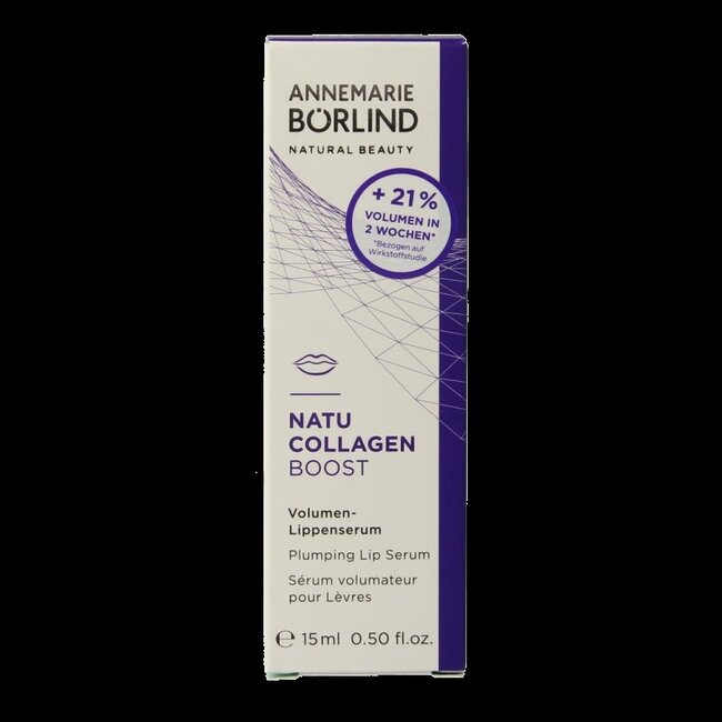 Natu collagen boost plum lip serum 15 Milliliter