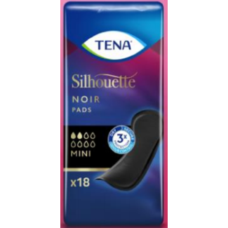 Tena Silhouette noir mini pad 18 Stuks